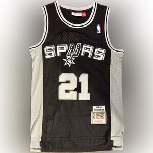 Mitchell & Ness Tim Duncan Spurs Jersey 1998-99
